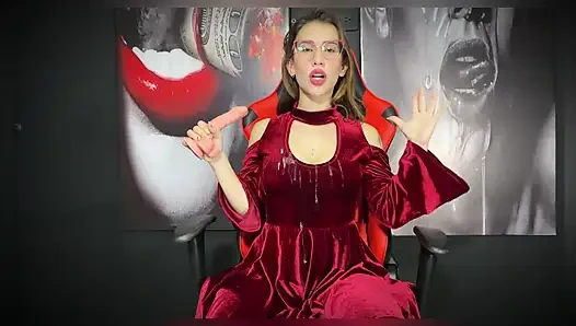 JOI Hardcore Deep Blowjob, Faust und Masturbation – Kattyblake