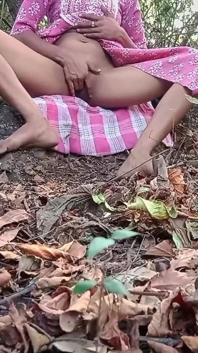 Emotional moment from "Hot Bhabhi Ji Caught By Father-in-Law While Mugling In The Jungle Indian Desi Outdoor Sex Video"