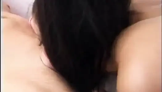 Big boobs black loves white cock in pussy