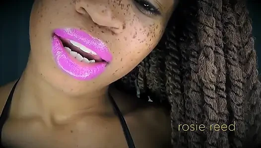 Powerless Against Fuchsia Lips- Pink Lipstick Fetish with Goddess Rosie Reed Mesmerizes You Into Lipstick Slavery- 1080p HD