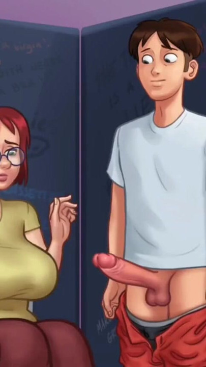 Judith loves Anon to keep her company - summer time saga gameplay | Clip 1