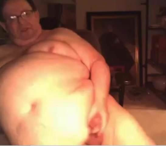 grandpa cum on webcam