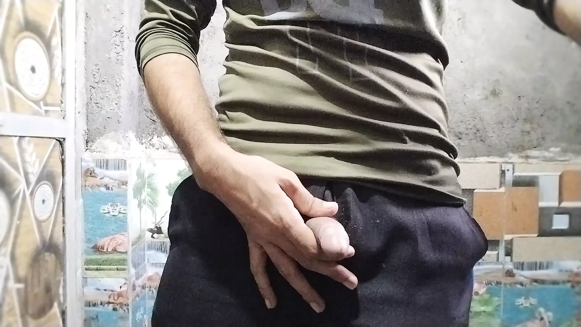 Sacudí el baño.