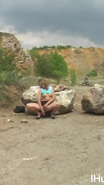 Spectacular moment from "Teen student with perfect tits bates in a stone quarry"