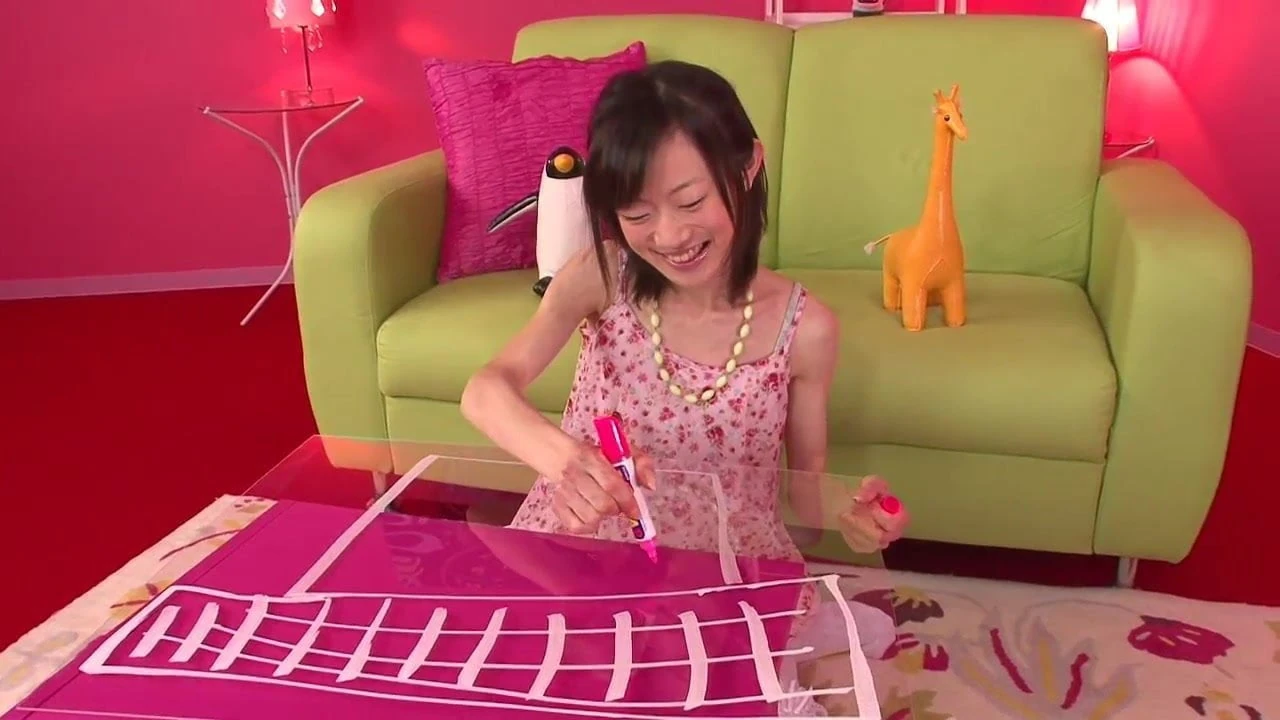 Japanese babe gets a toy in her tight pussy