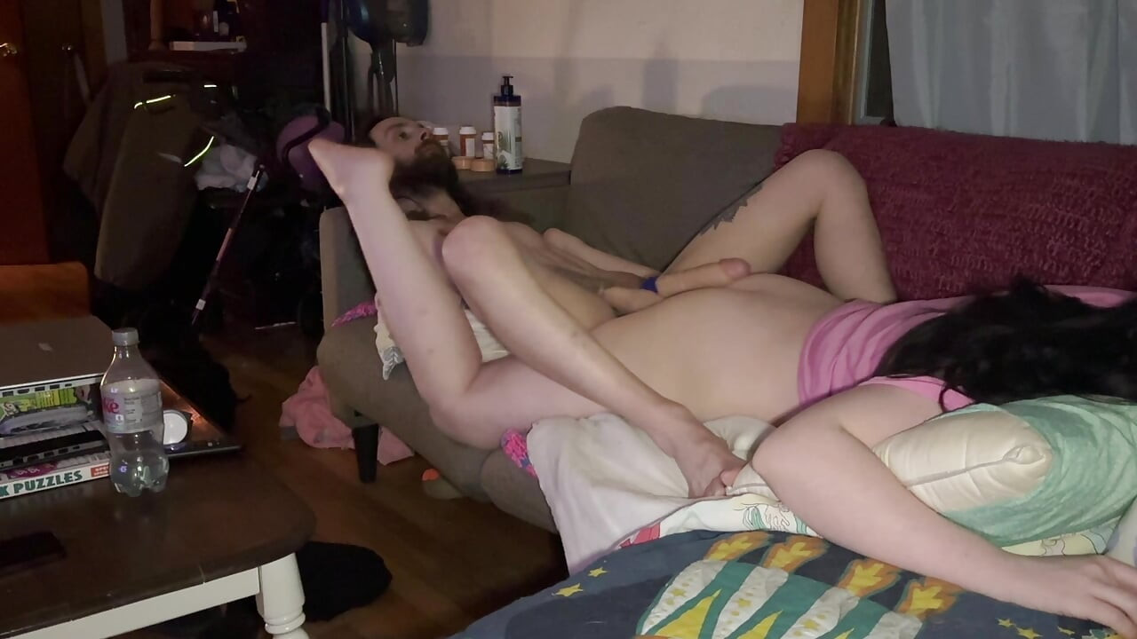 Couch fuck pt 3. This was her favorite part.