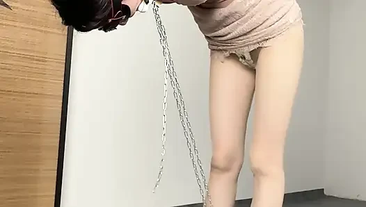 12 cm high heels & analhaken