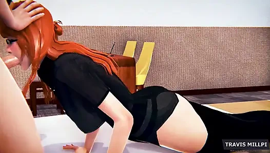 Freche rothaarige stiefmutter will dessous