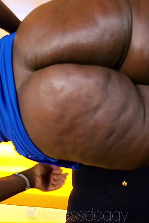 Blue Dress Hiding Phat Ass