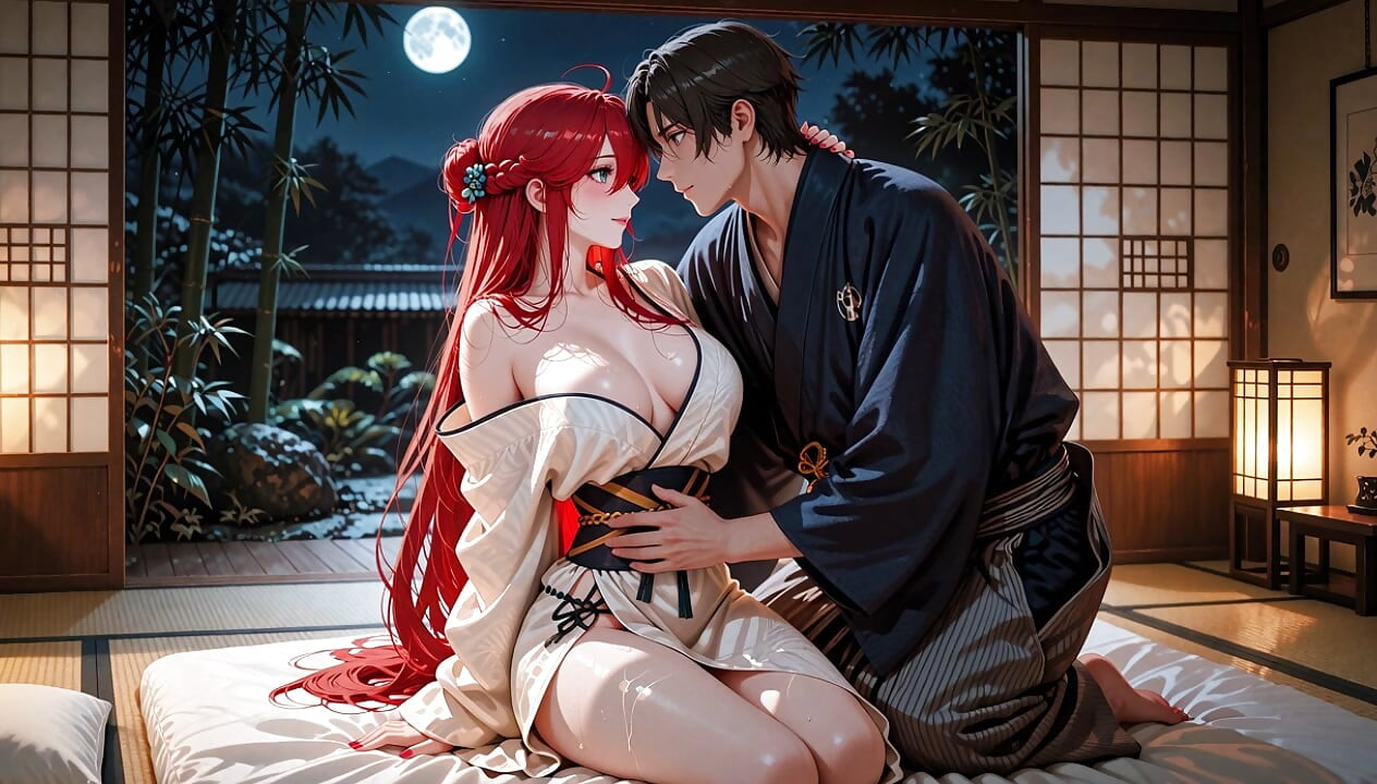 Beautiful redhead gets fucked by her stepbrother- anime porn- ai porn