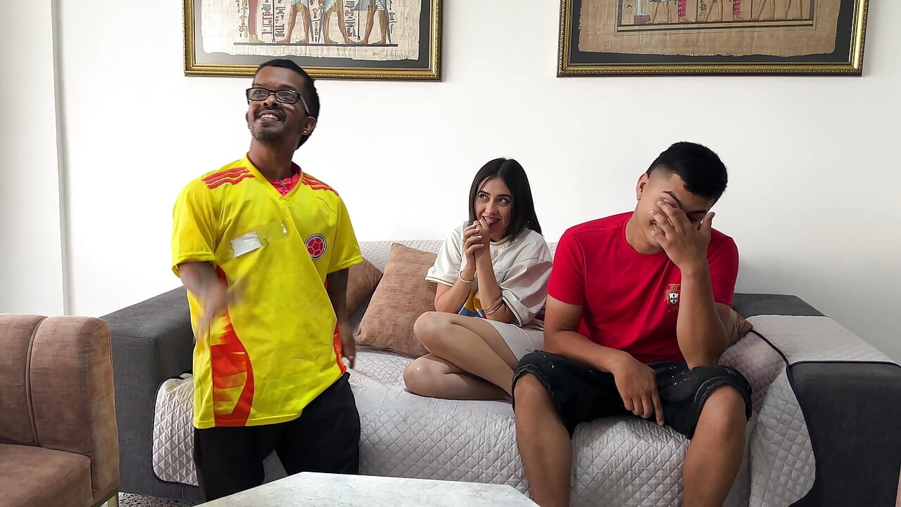My Best Friend Crying While I His Wife For Losing The Colombia Vs Portugal Match Bet.
