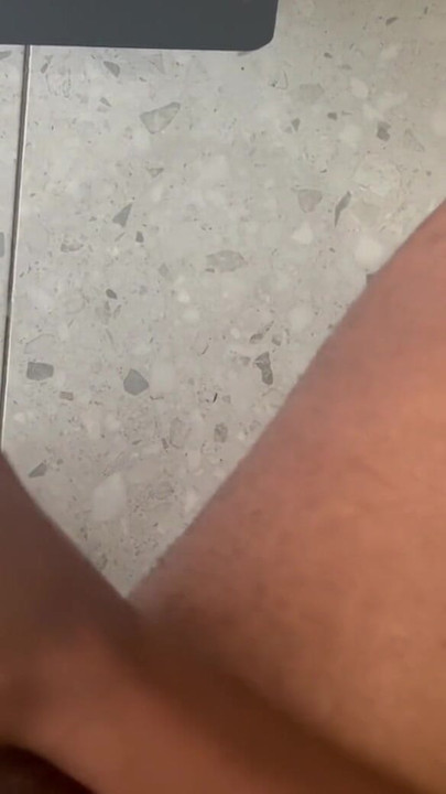 Iconic moment from "Big Guy Strokes Dick with Hands and Fleshlight until He Shoots a Big Moaning Cumshot"