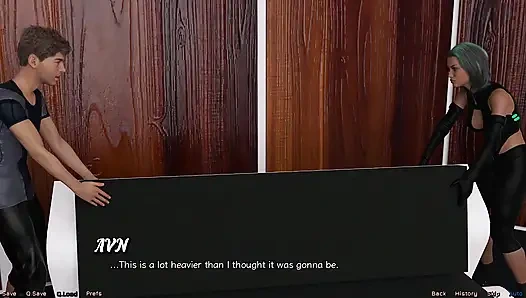 Stranded in Space - Stripper MILF Flashes Her Big Tits