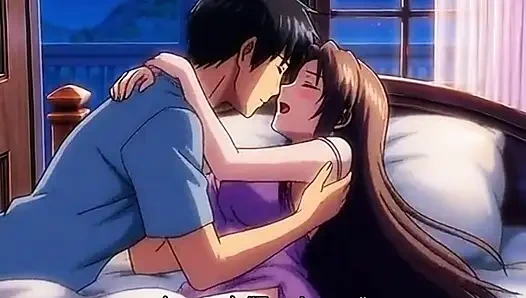 Step sister share bed with step brother in hotel