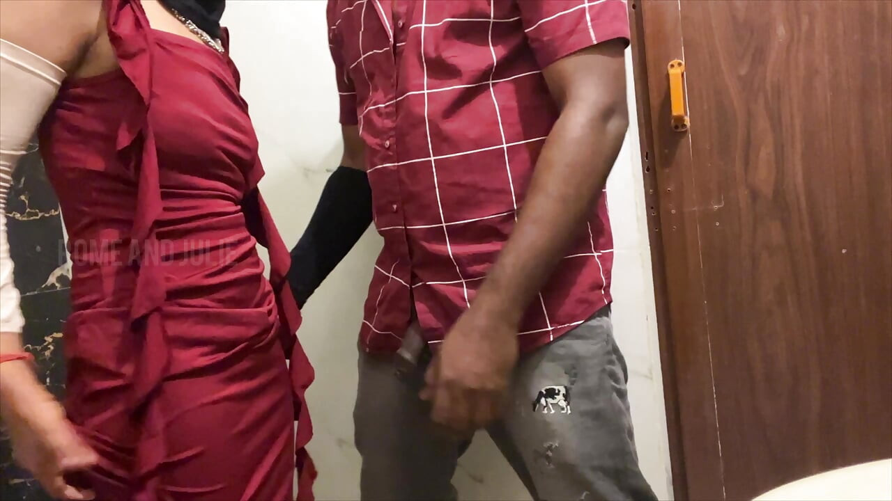 She's in party but I fucked her in Public Bathroom