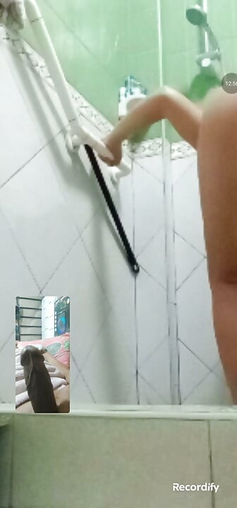 I make a video call this morning  .we musterbate together via. Skype