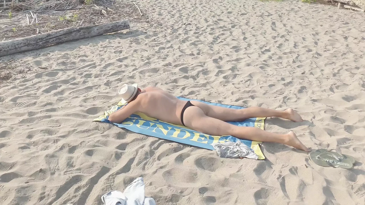 My funky day on the beach