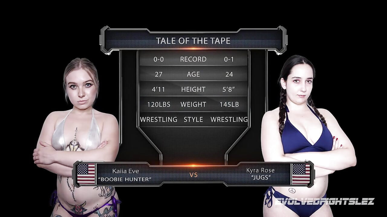 Gulat wanita Kaiia eve vs kyra rose