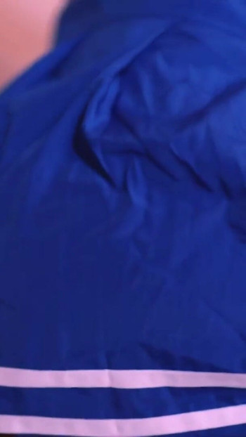 Captivating moment from "Nerdy girl gets fucked by her roommate in her room, while ordering him what to do"