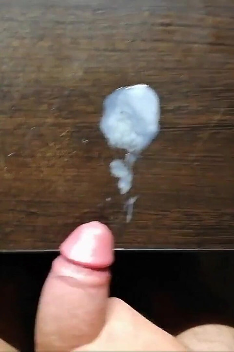 Teen Jerking off His Big Cock and Filming, Moaning