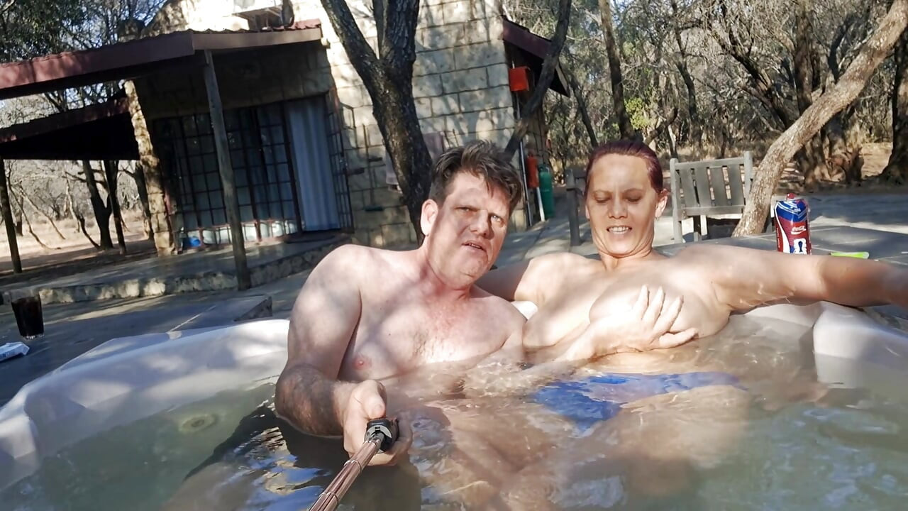 REAL AMATEUR Dogging Hotwife invites stranger to fuck her outdoors.