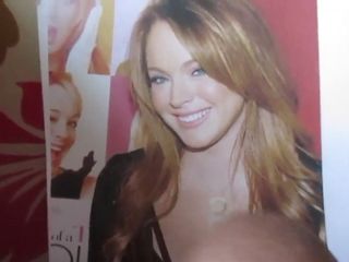 Трибьют спермы для Lindsay Lohan 5