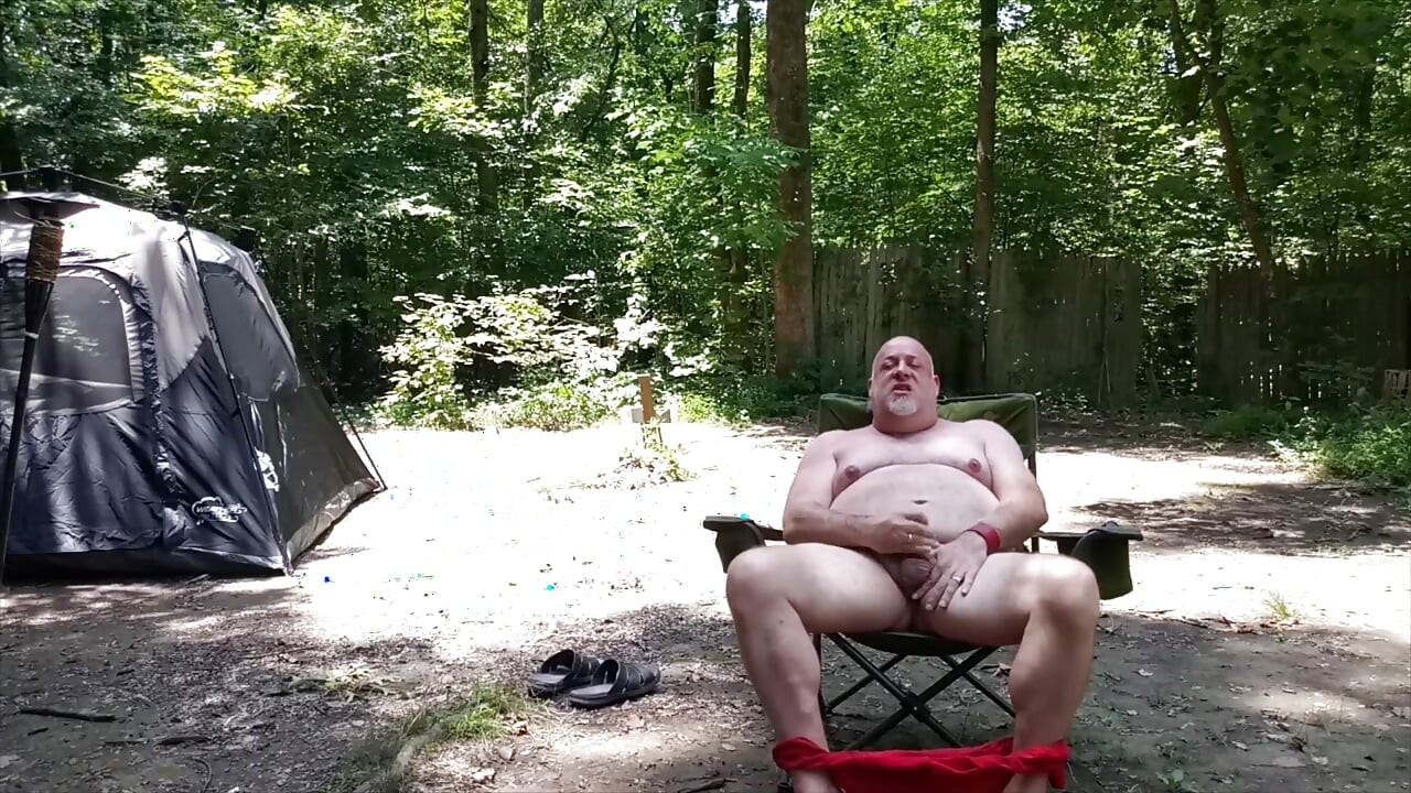 Bear Caught in the Woods! Jerking with Pumas on and a Stranger Walks by...