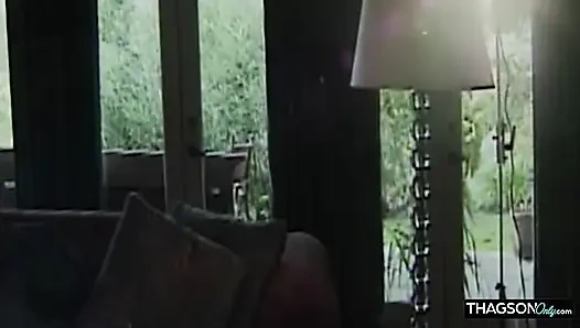 Busty Blonde Babe Fingers Dripping Pussy to Shaking Orgasm