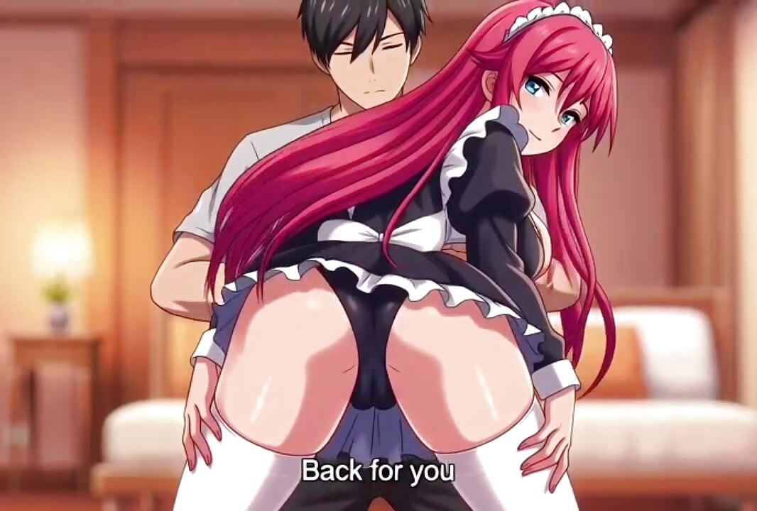 Sexy 3D Anime Maid gives her master  unforgettable pleasure