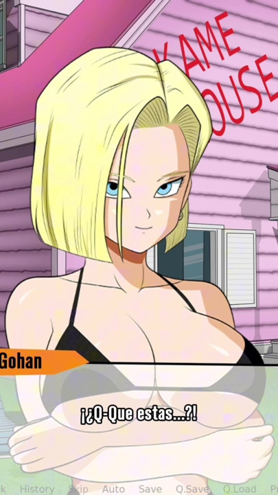 Hybride Eroventures - de minibikini van provocerende Android 18 | Clip 2