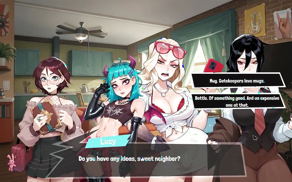 Femboy Futa House Futanari Hentai Game Ep.8 My Roomate Sucked Me in the University Glory Hole!