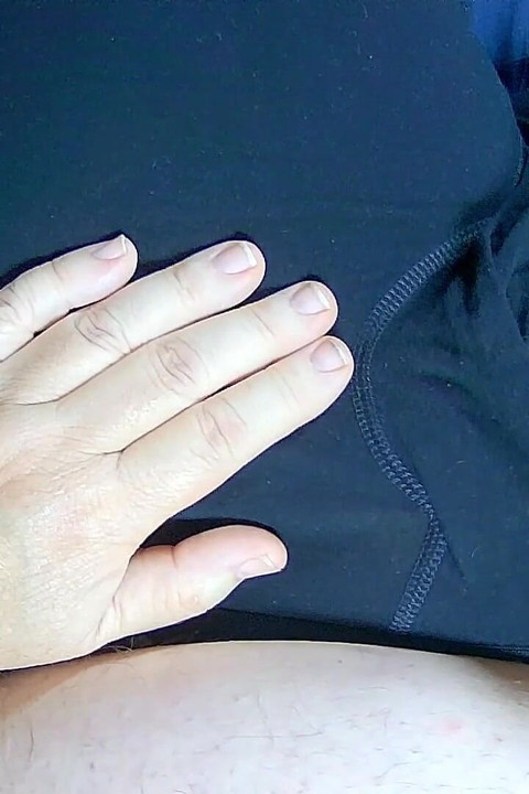 Another View of My Jerking My Smooth Cock