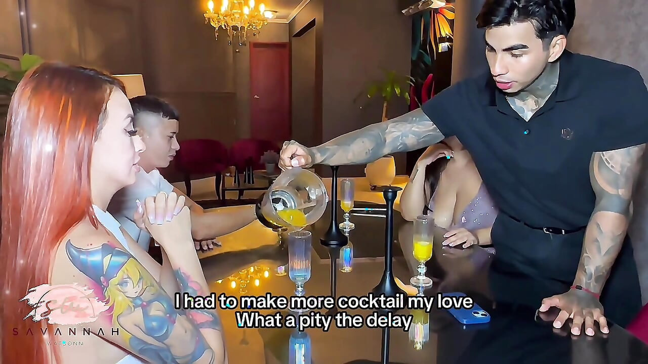 Mom-in-law having sex with her son-in-law at a family dinner - Savannah Watson