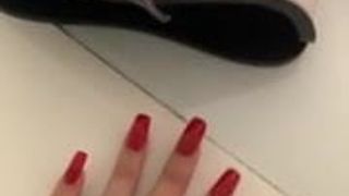 Mis uñas rojas