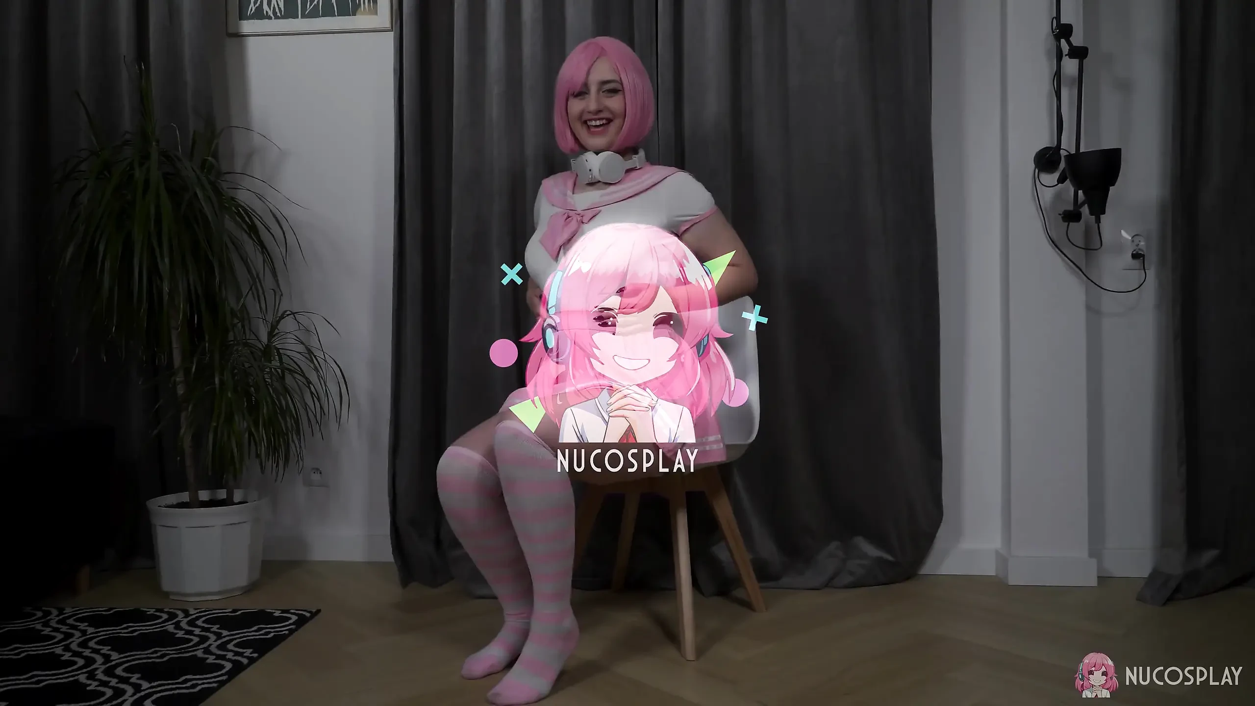 Anime Succubus College Girl, Rada Brewer, Fucks Herself with Big Toy