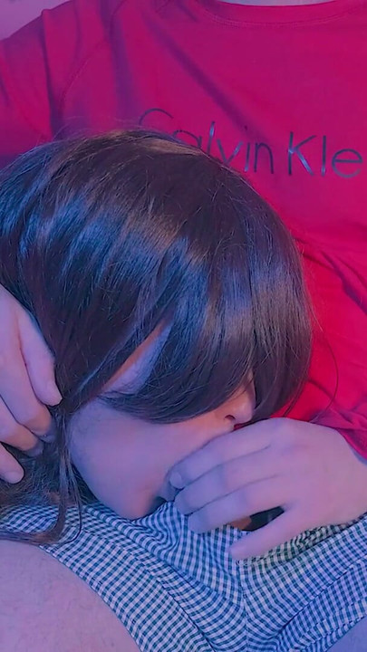 Stepson fucked me deep in the mouth, He knew that I was faking And put His dick deep in my throat | Clip 1
