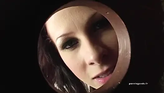 Legendary busty brunette Gianna Michaels deepthroats till cum in mouth in Glory Hole (4K)