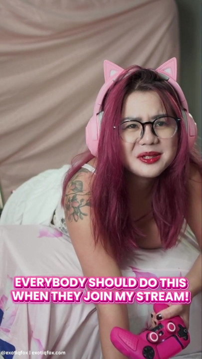 Everybody should do this when they join my stream
