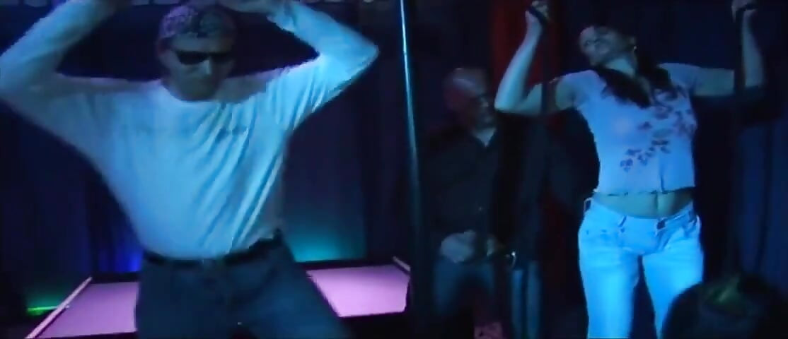 Blonde Babe Gangbanged by Horny Crowd in Wild Club Orgy