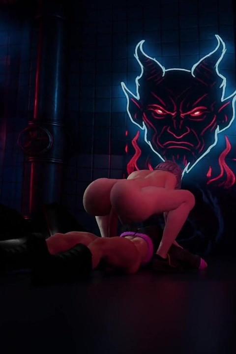 Busty Shemale Bonny Fucks Sexy Girl Raw in Dark Cyberpunk Corner - Hardcore Anal & Deep Throat