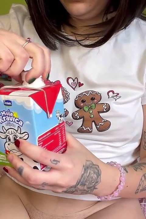 Milkshake From My Ass Milky Enema