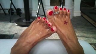 Meus pés sensuais da esposa