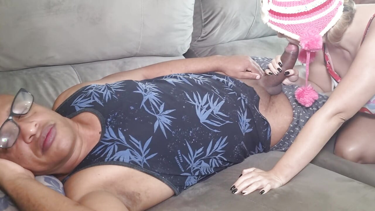 Fucking the naughty teen with a BBC cock