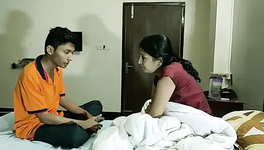 Mature Desi MILF with 18 Year Old College Boy