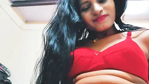 hot stepmom caught talking her BF led hard fuck after hot blowjob in Hindi audio