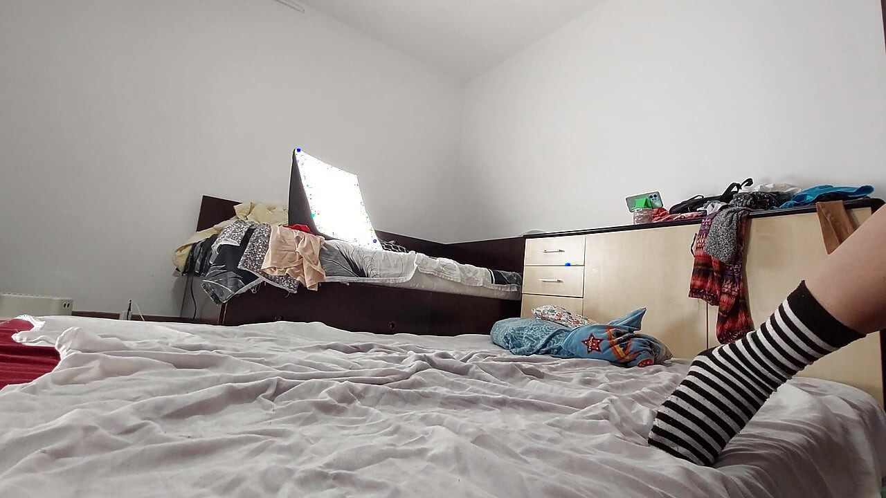 The Hairy Hair of a Sexy Wife Dances Naked. Hairy Brunette, Big Tits, Big Ass.