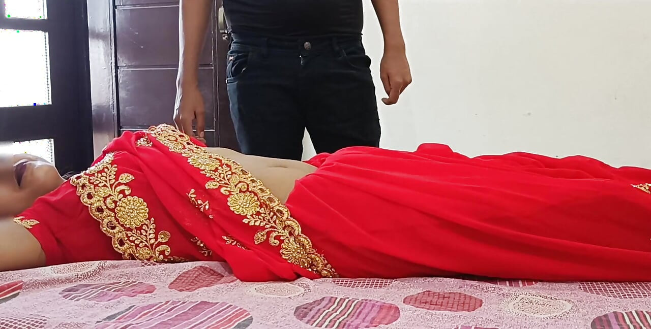 Newly Married Hot Indian Desi Village Aunty Fucking Hard with Step-son