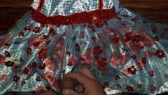 Cum on sissy Dorothy dress
