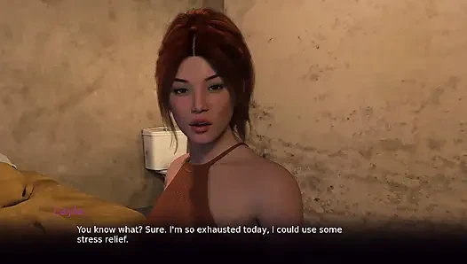 Над молодой и горячей официанткой доминирует и трахается уродливый старый босс