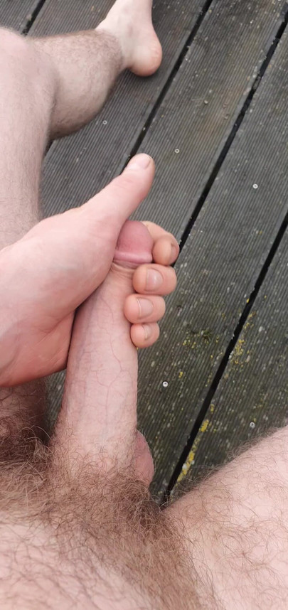 Jerked off at the lake